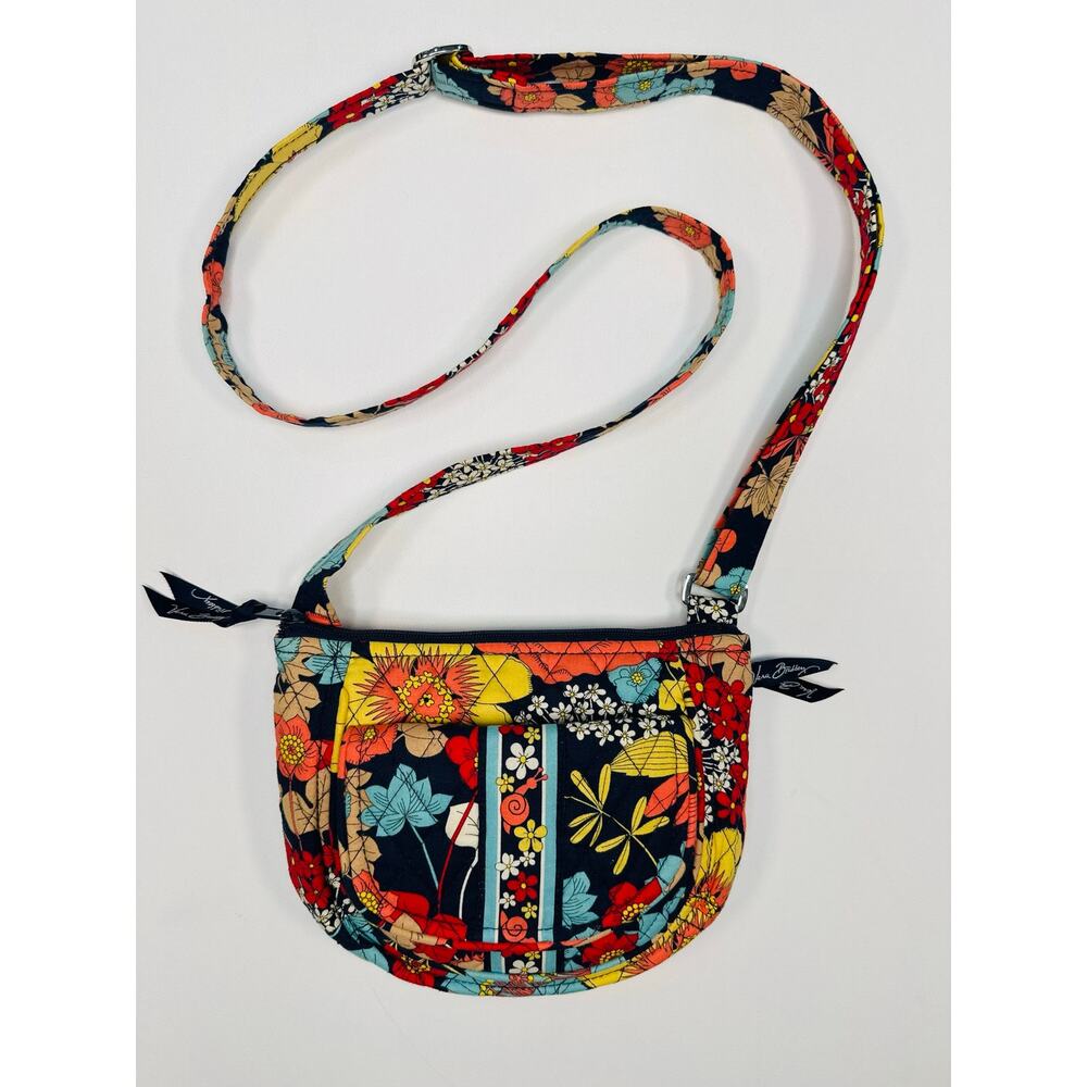 Vera Bradley Small Crossbody Bag in Nay Blur “Happy Snails” Retired Pattern